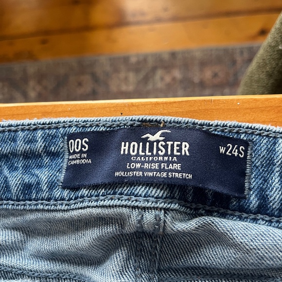 HOLLISTER Low Rise Bootcut W24/00 Long/ 0 Short - Picture 6 of 7